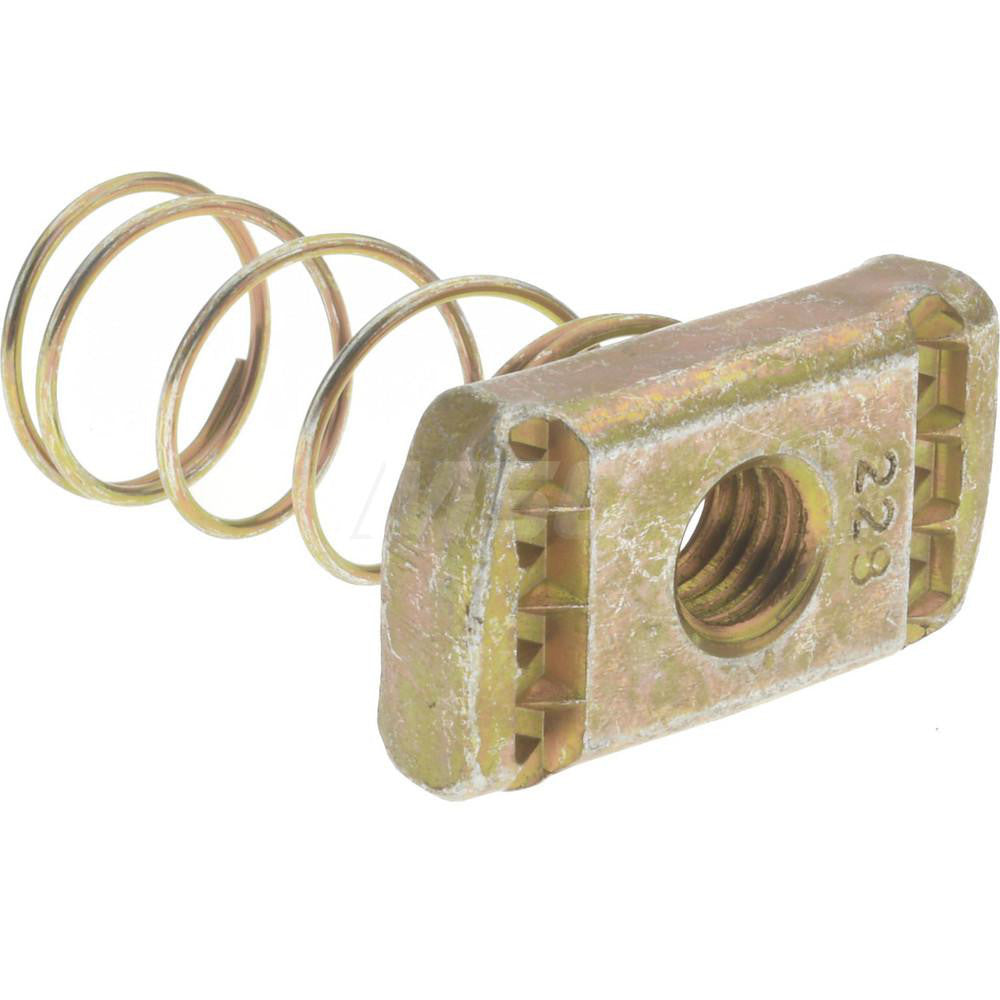 Cooper B-Line 78101184919 Strut Channel Spring Strut Nut Use with B24, B26 & B32 Channel/Strut & Cooper B-Line - B22, 3/8-16 Bolt