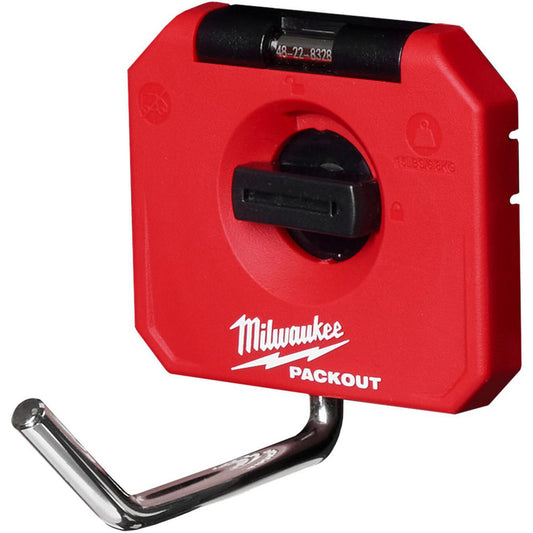 Milwaukee Tool 48-22-8328 Tool Box Case & Cabinet Accessories Accessory Type Hook  Material Plastic  For Use With All PACKOUTâ„¢ Components  Color Red  Overall Thickness 3.5in  Material Family Plastic