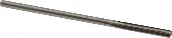 Hertel 64136203 Chucking Reamer 2.50 mm Dia, 2-1/4" OAL, 5/8" Flute Length, Straight Flute, Straight-Cylindrical Shank, Solid Carbide