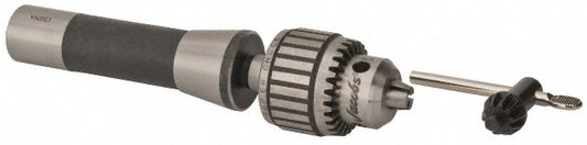 Jacobs 812N JT2, 0 to 1/4" Capacity, Tapered Mount Drill Chuck