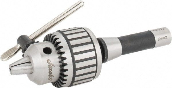 Jacobs 3006288 Drill Chuck 1/8 to 5/8" Capacity, Tapered Mount, JT3