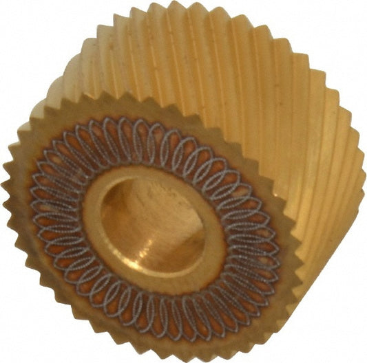 Dorian Tool 73310123774 Standard Knurl Wheel 3/4" Dia, 90 &deg Tooth Angle, 20 TPI, Diagonal, High Speed Steel