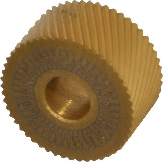 Dorian Tool 73310123776 Standard Knurl Wheel 3/4" Dia, 90 &deg Tooth Angle, 25 TPI, Diagonal, High Speed Steel