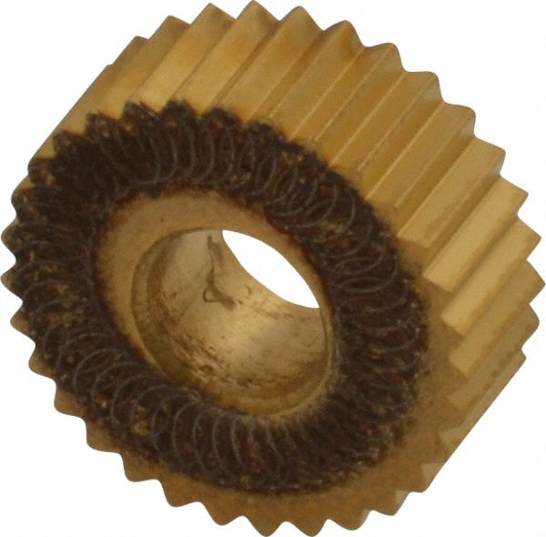 Dorian Tool 73310124504 Standard Knurl Wheel 1/2" Dia, 90 &deg Tooth Angle, 20 TPI, Straight, High Speed Steel
