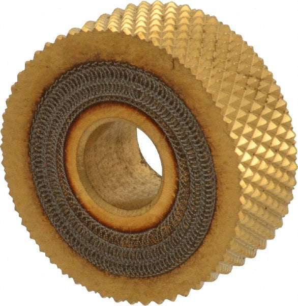 Dorian Tool 73310126008 Standard Knurl Wheel 1" Dia, 90 &deg Tooth Angle, 20 TPI, Diamond, High Speed Steel