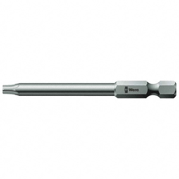 Wera 05060110001 Power Screwdriver Bit T20 Torx, TX20 Speciality Point Size, 1/4" Hex Drive