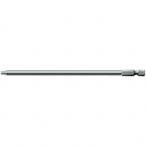 Wera 05060196001 Power Screwdriver Bit T10 Torx, TX10 Speciality Point Size, 1/4" Hex Drive