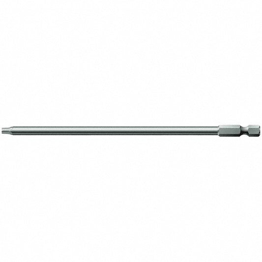 Wera 05060198001 Power Screwdriver Bit T20 Torx, TX20 Speciality Point Size, 1/4" Hex Drive