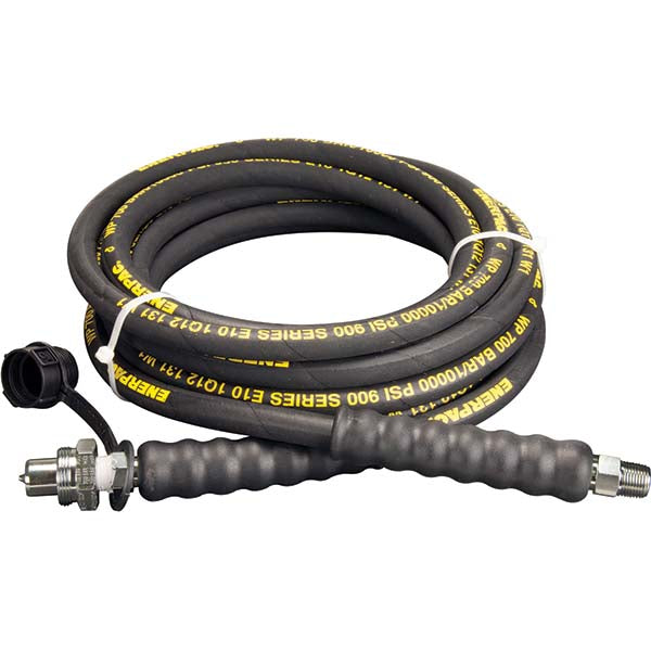 Enerpac HC9320 Hydraulic Pump Hose 3/8" ID, 20' OAL, Rubber (Coated) & Steel (Wire Braid)