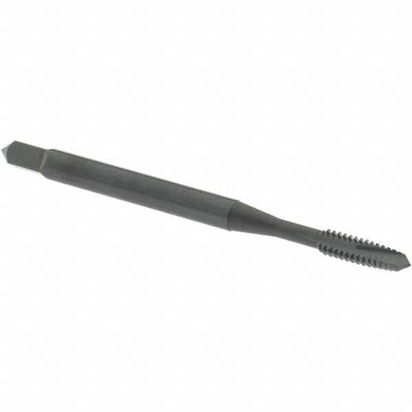 OSG 1206401 Spiral Point Tap #4-40 UNC, 2 Flutes, Plug Chamfer, 2B/3B Class of Fit, HSS, Steam Oxide Coated
