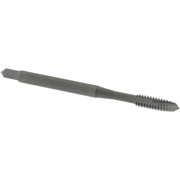OSG 1207401 Spiral Point Tap #6-32 UNC, 2 Flutes, Plug Chamfer, 3B Class of Fit, HSS, Steam Oxide Coated