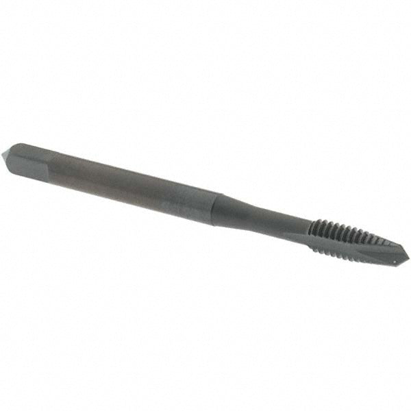 OSG 1207801 Spiral Point Tap #8-32 UNC, 2 Flutes, Plug Chamfer, 3B Class of Fit, HSS, Steam Oxide Coated