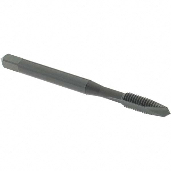 OSG 1213801 Spiral Point Tap #10-32 UNF, 2 Flutes, Plug Chamfer, 2B Class of Fit, HSS, Steam Oxide Coated