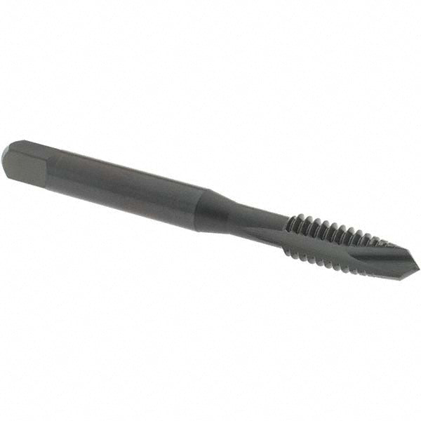OSG 1240001 Spiral Point Tap 1/4-20 UNC, 2 Flutes, Plug Chamfer, 2B Class of Fit, HSS, Steam Oxide Coated
