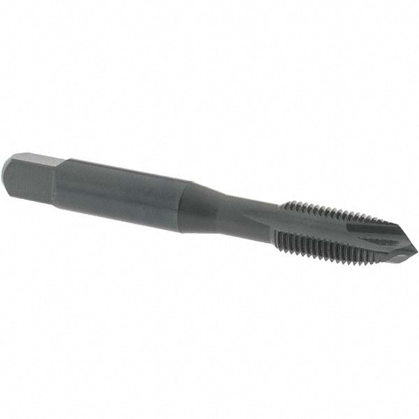 OSG 1231801 Spiral Point Tap 3/8-24 UNF, 3 Flutes, Plug Chamfer, 3B Class of Fit, HSS, Steam Oxide Coated
