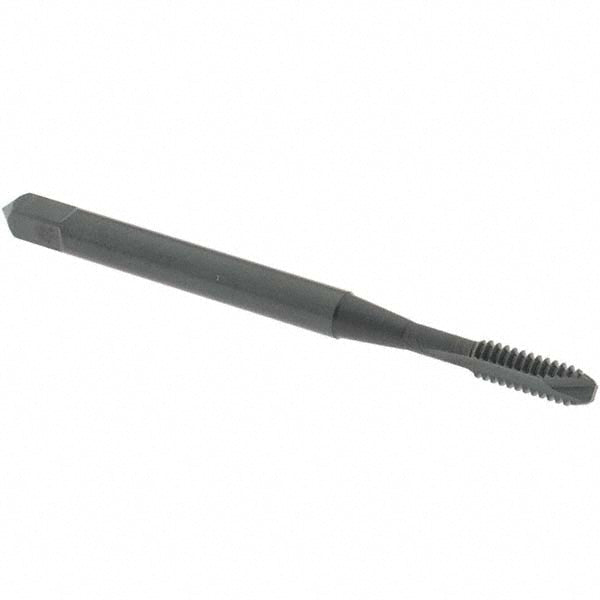 OSG 1206501 Spiral Point Tap #4-40 UNC, 2 Flutes, Bottoming Chamfer, 2B/3B Class of Fit, HSS, Steam Oxide Coated