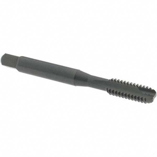 OSG 1230101 Spiral Point Tap 1/4-20 UNC, 2 Flutes, Bottoming Chamfer, 3B Class of Fit, HSS, Steam Oxide Coated