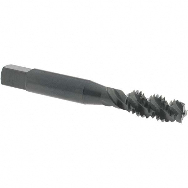 OSG 1430801 Spiral Flute Tap 3/8-16, UNC, 3 Flute, Plug Chamfer, 3B Class of Fit, High-Speed Steel, Oxide Finish