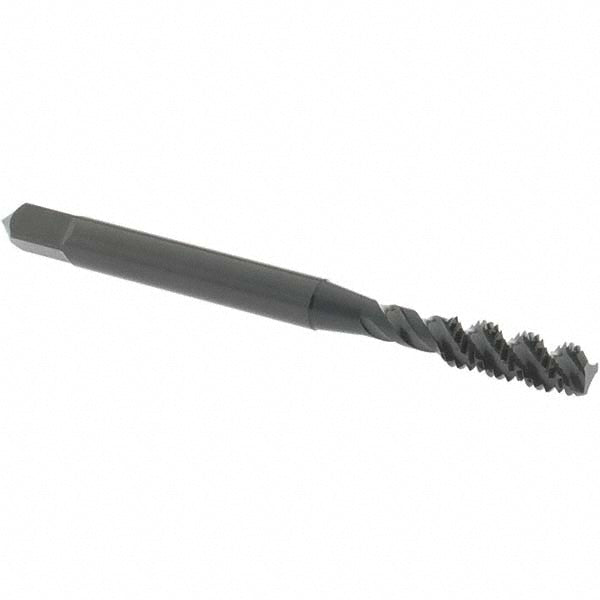 OSG 1413501 Spiral Flute Tap #10-32, UNF, 3 Flute, Bottoming Chamfer, 2B Class of Fit, High-Speed Steel, Oxide Finish