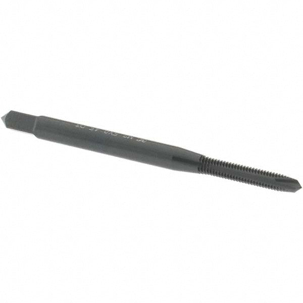 OSG 1982101 Spiral Point Tap M2.5x0.45 Metric, 2 Flutes, Plug Chamfer, 6H Class of Fit, HSS, Steam Oxide Coated