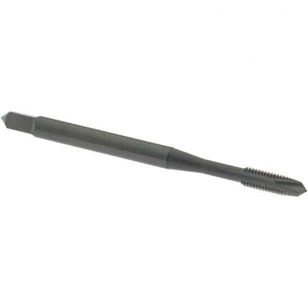 OSG 1980101 Spiral Point Tap M3x0.5 Metric, 2 Flutes, Plug Chamfer, 6H Class of Fit, HSS, Steam Oxide Coated