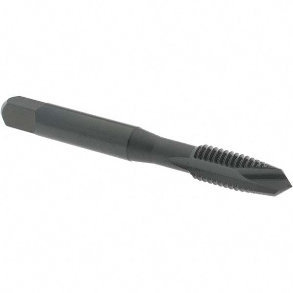 OSG 1981301 Spiral Point Tap M8x1.25 Metric, 2 Flutes, Plug Chamfer, 6H Class of Fit, HSS, Steam Oxide Coated