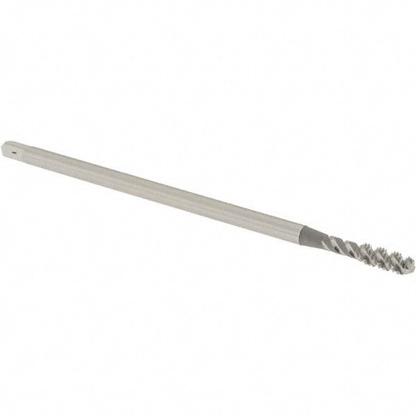 OSG 1296700 Extension Tap 8-32, 3 Flutes, H3, Bright/Uncoated, High Speed Steel, Spiral Flute