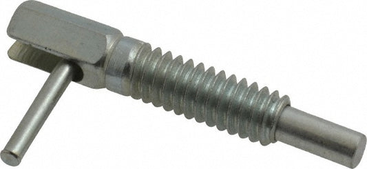 Gibraltar LL-1-G 1/4-20, 0.8" Thread Length, 0.16" Plunger Diam, 0.5 Lb Init to 2.5 Lb Final End Force, Steel Locking L Handle Plunger