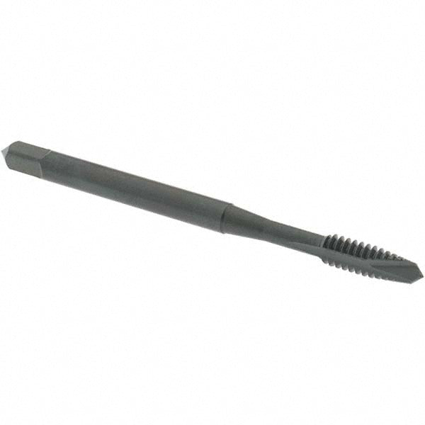OSG 1735801 Spiral Point Tap #6-32 UNC, 2 Flutes, Plug, 3B Class of Fit, Vanadium High Speed Steel, Oxide Coated