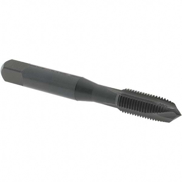 OSG 1731101 Spiral Point Tap 3/8-24 UNF, 3 Flutes, Plug, 3B Class of Fit, Vanadium High Speed Steel, Oxide Coated