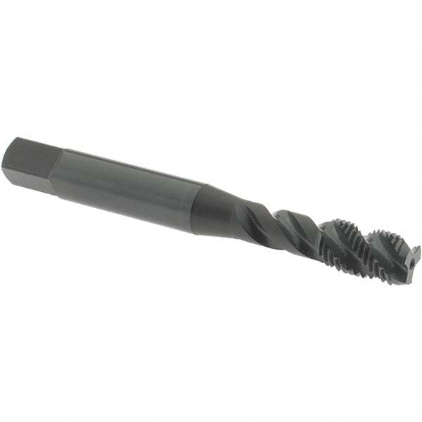 OSG 1714401 1/4-28 UNF, 3 Flute, 45&deg Helix, Modified Bottoming Chamfer, Oxide Finish, Vanadium High Speed Steel Spiral Flute STI Tap