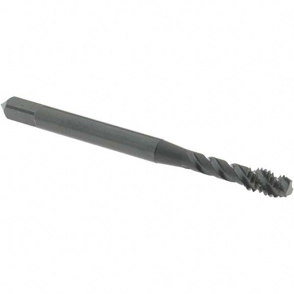 OSG 1732301 Spiral Flute Tap #8-32 UNC, 3 Flutes, Modified Bottoming, 2B Class of Fit, Vanadium High Speed Steel, Oxide Coated