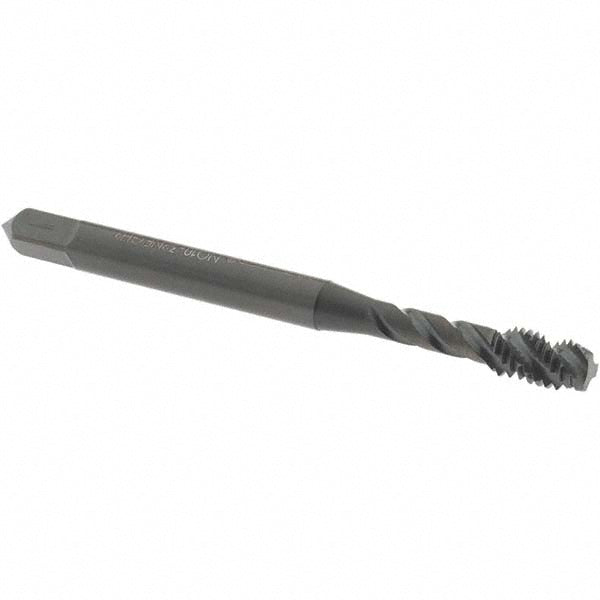 OSG 1724601 Spiral Flute Tap #10-32 UNF, 3 Flutes, Modified Bottoming, 3B Class of Fit, Vanadium High Speed Steel, Oxide Coated
