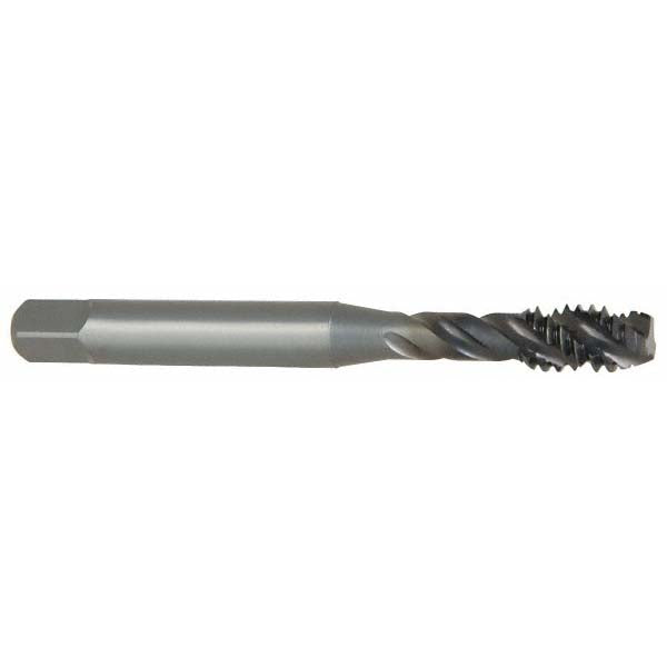 OSG 1748201 Spiral Flute Tap #4-40 UNC, 2 Flutes, Modified Bottoming, Vanadium High Speed Steel, Oxide Coated