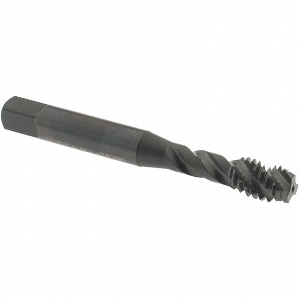 OSG 1722801 Spiral Flute Tap 5/16-18 UNC, 3 Flutes, Modified Bottoming, 2B Class of Fit, Vanadium High Speed Steel, Oxide Coated