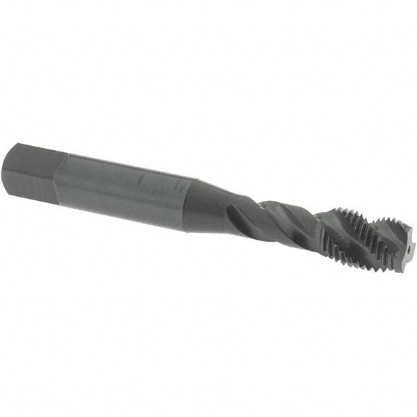 OSG 1733101 Spiral Flute Tap 3/8-24 UNF, 3 Flutes, Modified Bottoming, 3B Class of Fit, Vanadium High Speed Steel, Oxide Coated