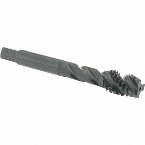 OSG 1733201 Spiral Flute Tap 7/16-14 UNC, 3 Flutes, Modified Bottoming, Vanadium High Speed Steel, Oxide Coated