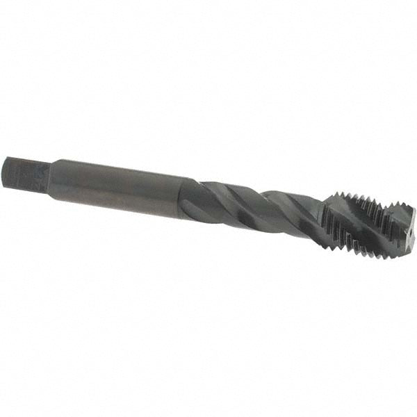 OSG 1733301 Spiral Flute Tap 7/16-20 UNF, 3 Flutes, Modified Bottoming, Vanadium High Speed Steel, Oxide Coated