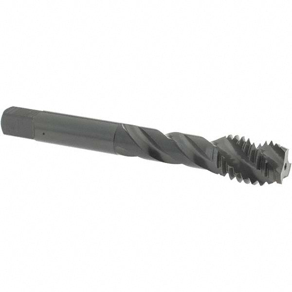 OSG 1723401 Spiral Flute Tap 1/2-13 UNC, 3 Flutes, Modified Bottoming, 2B Class of Fit, Vanadium High Speed Steel, Oxide Coated