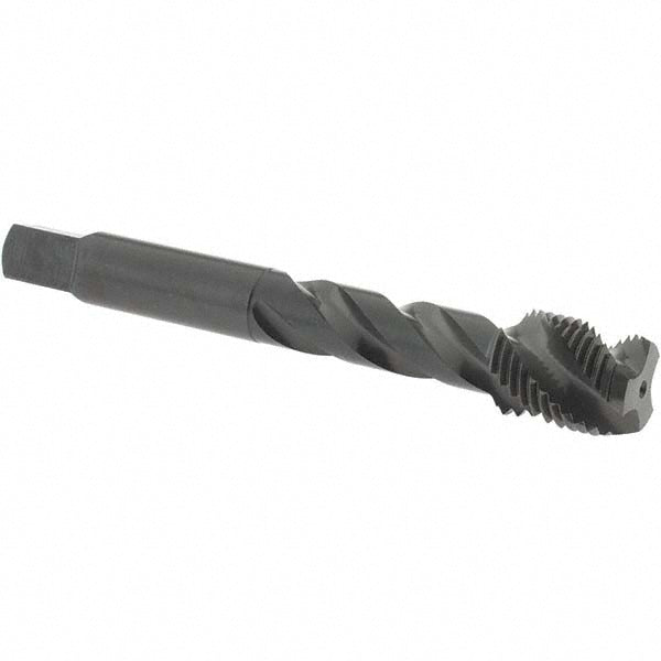 OSG 1733501 Spiral Flute Tap 1/2-20 UNF, 3 Flutes, Modified Bottoming, 3B Class of Fit, Vanadium High Speed Steel, Oxide Coated