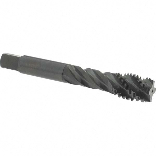 OSG 1726001 Spiral Flute Tap 9/16-12 UNC, 4 Flutes, Modified Bottoming, Vanadium High Speed Steel, Oxide Coated