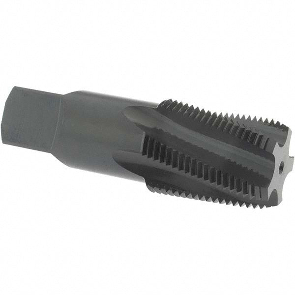 OSG 1735601 3/4-14 NPT, 15&deg Helix, 5 Flutes, Modified Bottoming Chamfer, Oxide Finish, Vanadium High Speed Steel, Spiral Flute Pipe Tap