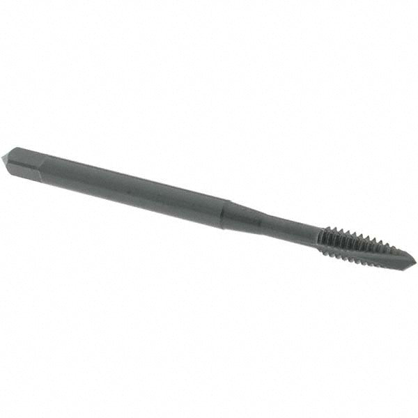 OSG 1759601 Spiral Point Tap #6-32 UNC, 3 Flutes, Plug, Powdered Metal, Oxide Coated