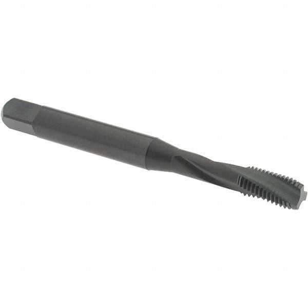 OSG 1716401 #10-32 UNF, 3 Flute, 15&deg Helix, Modified Bottoming Chamfer, Oxide Finish, Powdered Metal Spiral Flute STI Tap