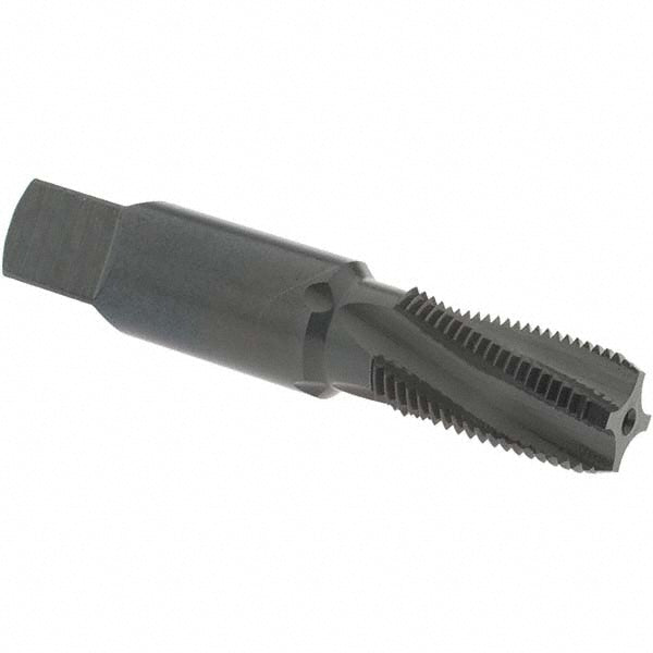 OSG 1737601 1/8-27 NPTF, 15&deg Helix, 4 Flutes, Modified Bottoming Chamfer, Oxide Finish, Vanadium High Speed Steel, Spiral Flute Pipe Tap