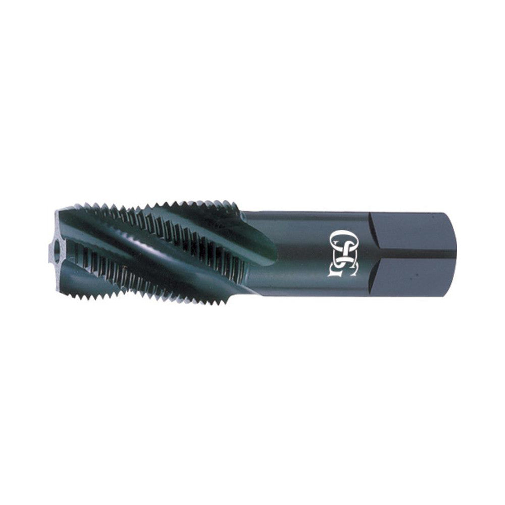 OSG 1737901 3/8-18 NPTF, 15&deg Helix, 4 Flutes, Modified Bottoming Chamfer, Oxide Finish, Vanadium High Speed Steel, Spiral Flute Pipe Tap
