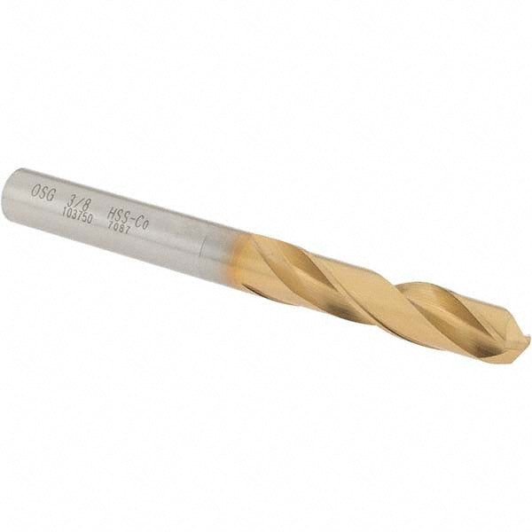 OSG 10375005 Screw Machine Length Drill Bit 3/8" (0.3750) Dia, 130 deg, Cobalt