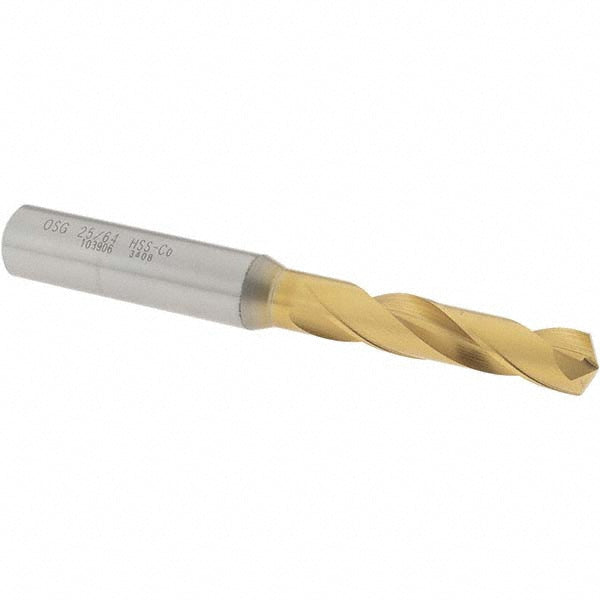 OSG 10390605 Screw Machine Length Drill Bit 25/64" (0.3906) Dia, 130 deg, Cobalt
