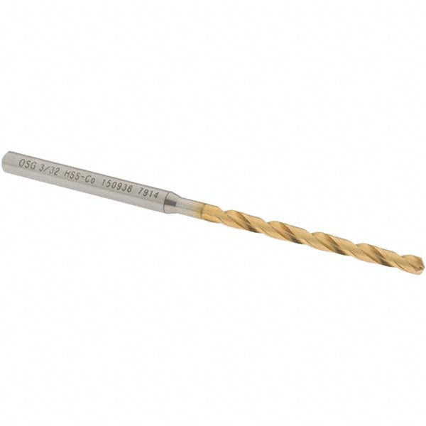 OSG 15093805 Jobber Length Drill Bit 3/32" (0.0938) Dia, 130 deg, Cobalt