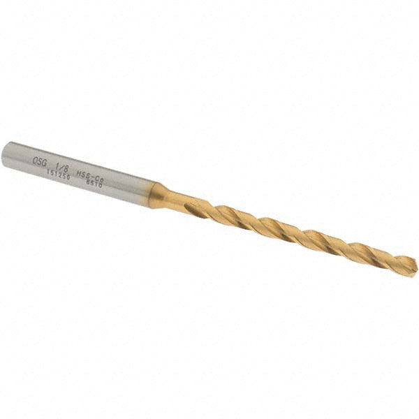 OSG 15125005 Jobber Length Drill Bit 1/8" (0.1250) Dia, 130 deg, Cobalt